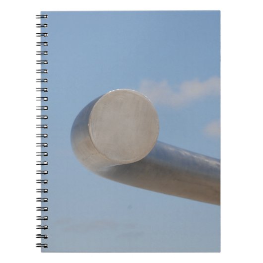 Carnet Ciel bleu métallique (Devant)