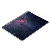 Carnet Ciel bleu rempli d'étoiles (Côté gauche)