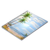 Carnet Ciel bleu tropical (Côté gauche)