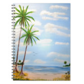 Carnet Ciel bleu tropical (Devant)