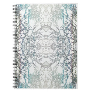 Carnet Ciel Coloré Lumineux Et Branches D'Arbre