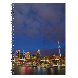 Carnet Ciel d'Auckland de nuit