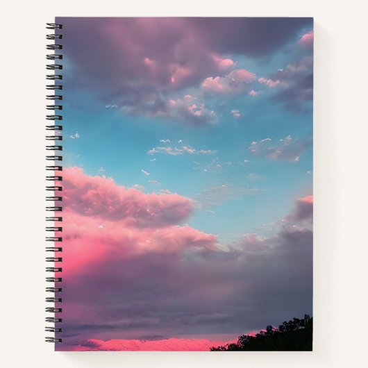 Carnet Ciel de couleur pastel (Devant)
