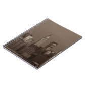 Carnet Ciel de New York City en sépia (Côté gauche)