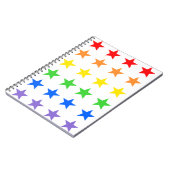 Carnet Ciel étoilé arc-en-ciel (Côté gauche)