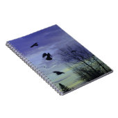 Carnet Ciel Moody Blue Crows (Côté Droit)