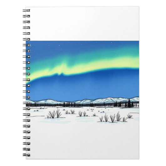 Carnet Ciel néon (Devant)