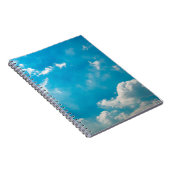 Carnet ciel nuageux et bleu fond abstrait, air, zone, (Côté Droit)
