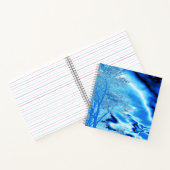 Carnet Ciel orageux saphir et bleu givré (Intérieur)