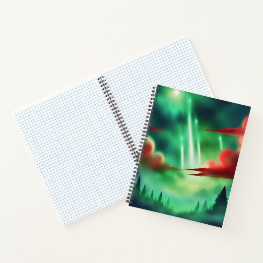 Carnet ciel vert (Intérieur)