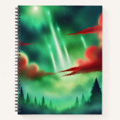 Carnet ciel vert (Devant)