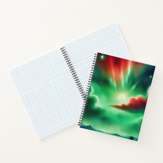 Carnet ciel vert (Intérieur)