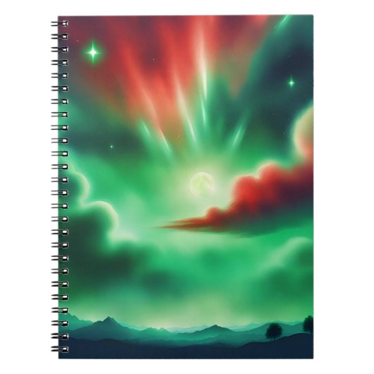 Carnet ciel vert (Devant)