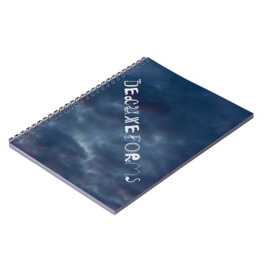 Carnet Ciels bleus colorés (Côté gauche)