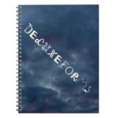 Carnet Ciels bleus colorés (Devant)