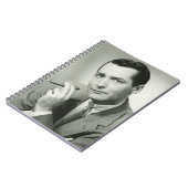 Carnet Cigare de tabagisme d'homme d'affaires (Côté gauche)