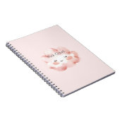 Carnet Cils Nuage Rose Heureux (Côté Droit)