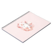 Carnet Cils Nuage Rose Heureux (Côté gauche)