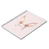 Carnet Cils Oreilles de Lapin Rose (Côté gauche)