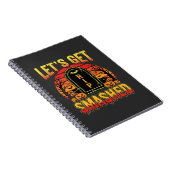 Carnet Cimetière de citrouilles Halloween dévasté (Côté Droit)