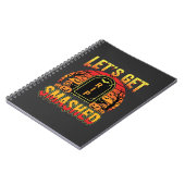 Carnet Cimetière de citrouilles Halloween dévasté (Côté gauche)