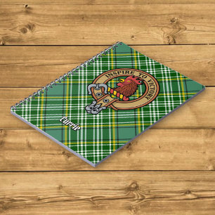 Carnet Cimier de coq Clan Currie sur Tartan