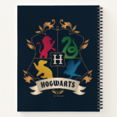 Carnet Cimier de maison Ornat HOGWARTS™ (Dos)