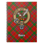 Carnet Cimier du clan Munro sur tartan (Devant)