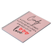 Carnet Cindy Lotta Love (Côté gauche)