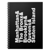 Carnet Cinq Boroughs ~ New York (Devant)