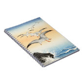 Carnet Cinq Mouettes Au-Dessus De La Mer Turbulente, Koso (Côté Droit)