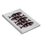 Carnet Cinq poissons triés (Côté Droit)