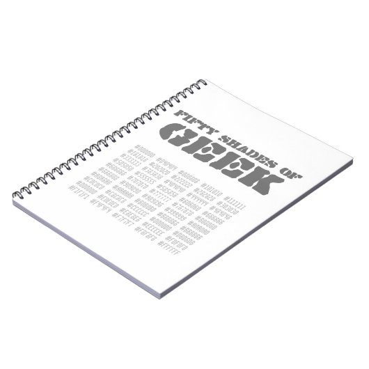 Carnet Cinquante nuances de Geek (Côté gauche)