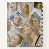 Carnet circa 1940 belle impression femme (Dos)