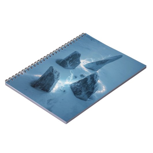 Carnet Circle of Light in the Snow (Côté gauche)