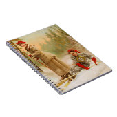Carnet Circuit de ski d'hiver vintage (Côté Droit)