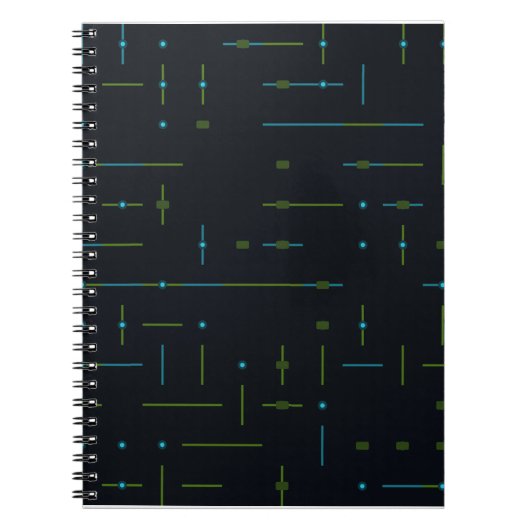 Carnet Circuit imprimé technologique sans couture (Devant)