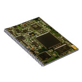 Carnet Circuit imprimé vert macro | Photo de PCB (Côté Droit)