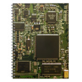Carnet Circuit imprimé vert macro | Photo de PCB (Devant)