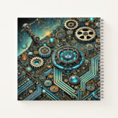 Carnet Circuiterie Steampunk et système cybernétique (Dos)