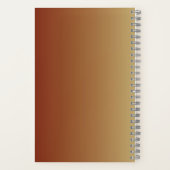 Carnet circulaire d'automne cosy (Verso)