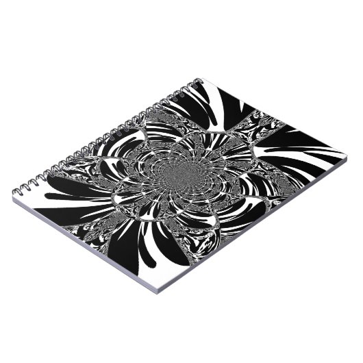 Carnet Circulaire Zebra Kaleidoscope Art (Côté gauche)