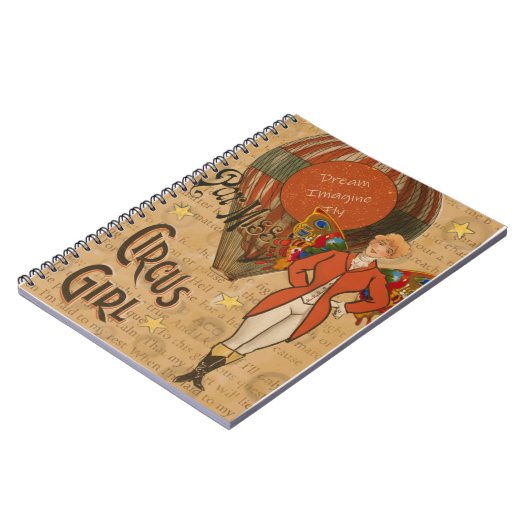 Carnet Circus Girl (Côté gauche)