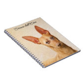 Carnet Cirneco dell’Etna Peinture - Cute Original Chien A (Côté Droit)