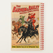 Carnet Cirque Avec Des Hommes À Cheval. (Verso)