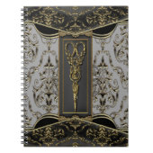 Carnet Ciseaux Antiqued par Hazlehurst purs snob (Devant)