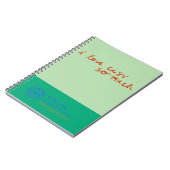 Carnet CISV Austin "J'aime CISV tellement." (Côté gauche)