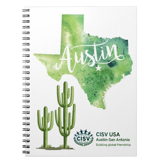 Carnet CISV Green Austin Environnement et durabilité (Devant)