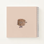 Carnet Citation amusante de gâteau au chocolat (Dos)