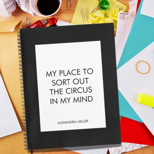 Carnet Citation amusante pour les personnes occupées à fa